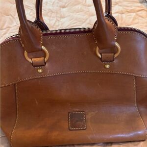 Dooney & Bourke Tan Leather Satchel